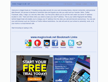 Tablet Screenshot of magiccloak.net